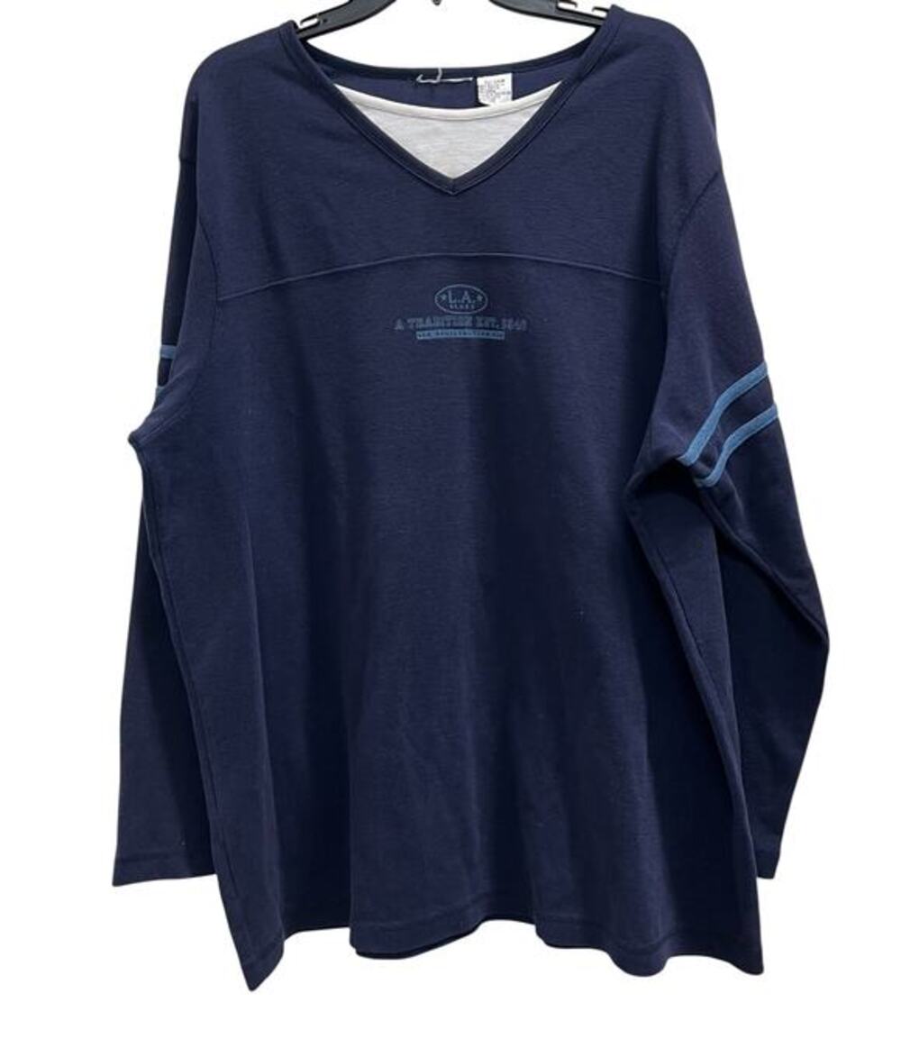 Unbranded LA Blues waffle knit straight hem jersey top plus SZ 22/24W